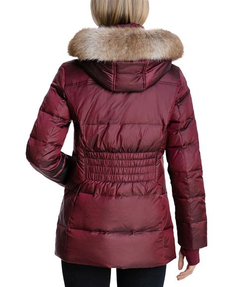 michael kors lady puffer faux fur sizereviews